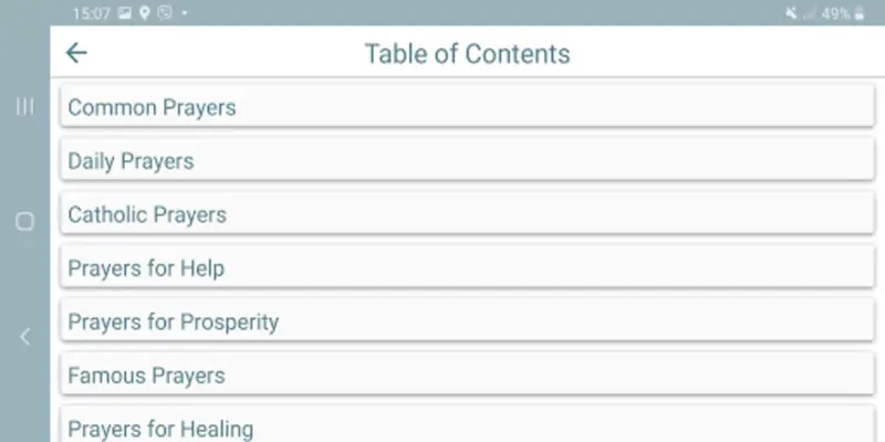 Prayer Book android App screenshot 1